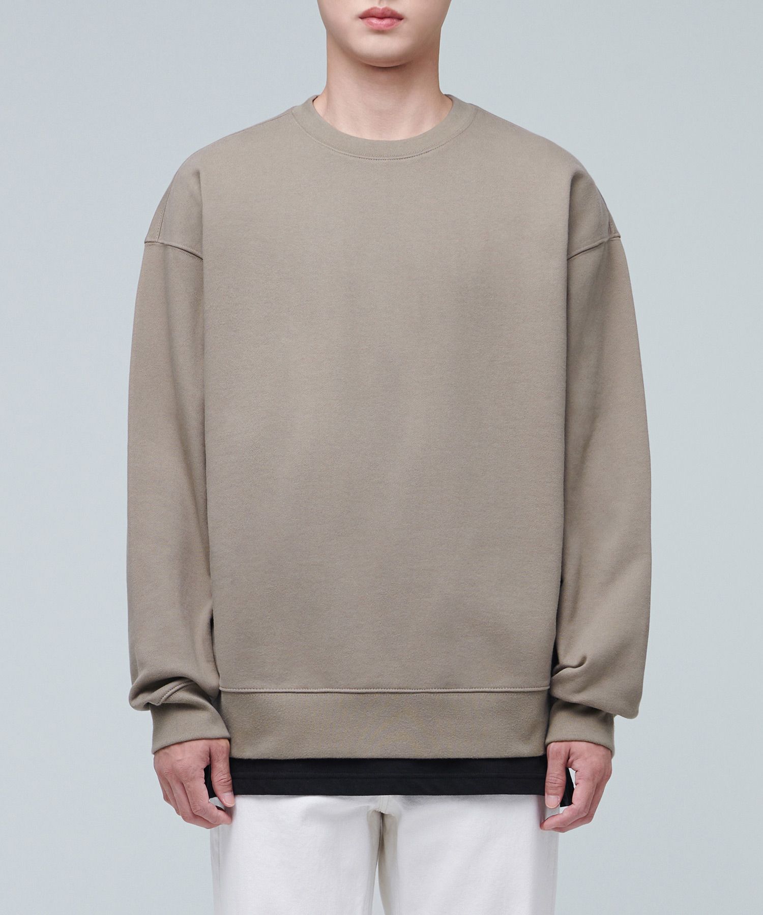 MUSINSA | MUSINSA STANDARD LAYERED CREWNECK SHORT SLEEVE T