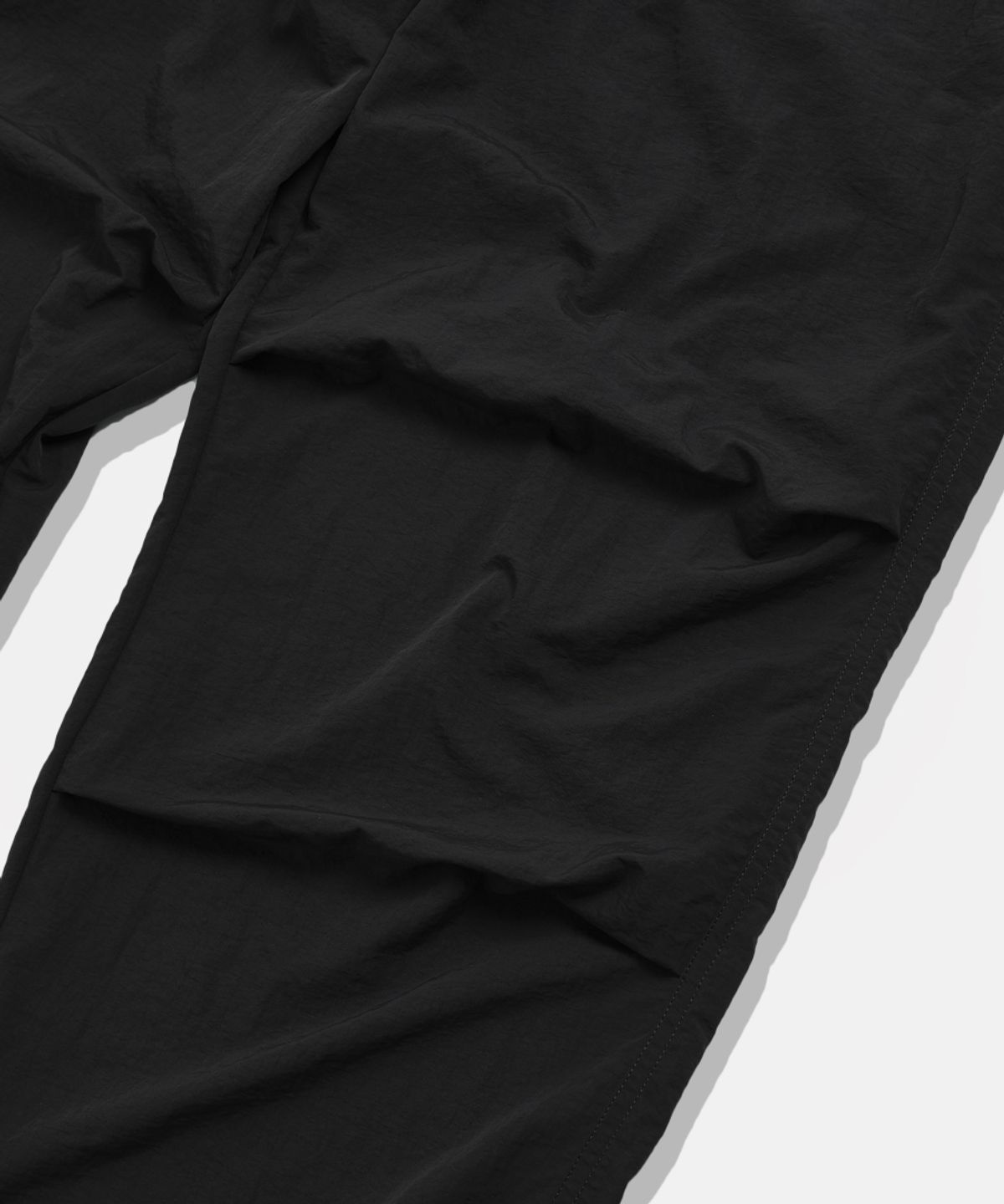 에스피오나지(ESPIONAGE) Nylon Warm Up Pants Black