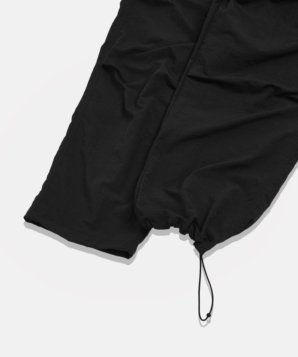 에스피오나지(ESPIONAGE) Nylon Warm Up Pants Black