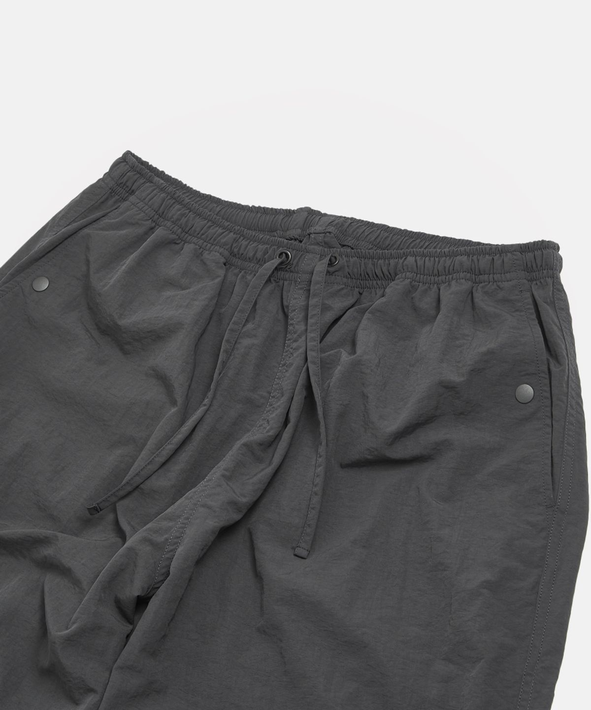 에스피오나지(ESPIONAGE) Nylon Warm Up Pants Dark Grey