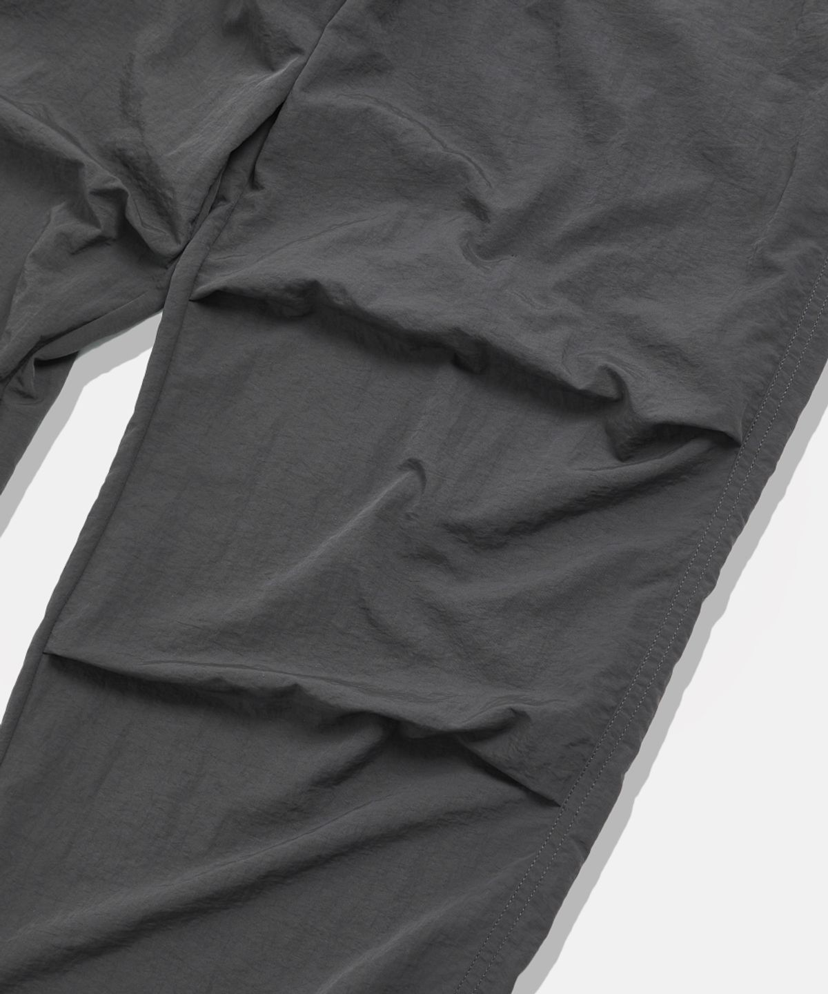 에스피오나지(ESPIONAGE) Nylon Warm Up Pants Dark Grey