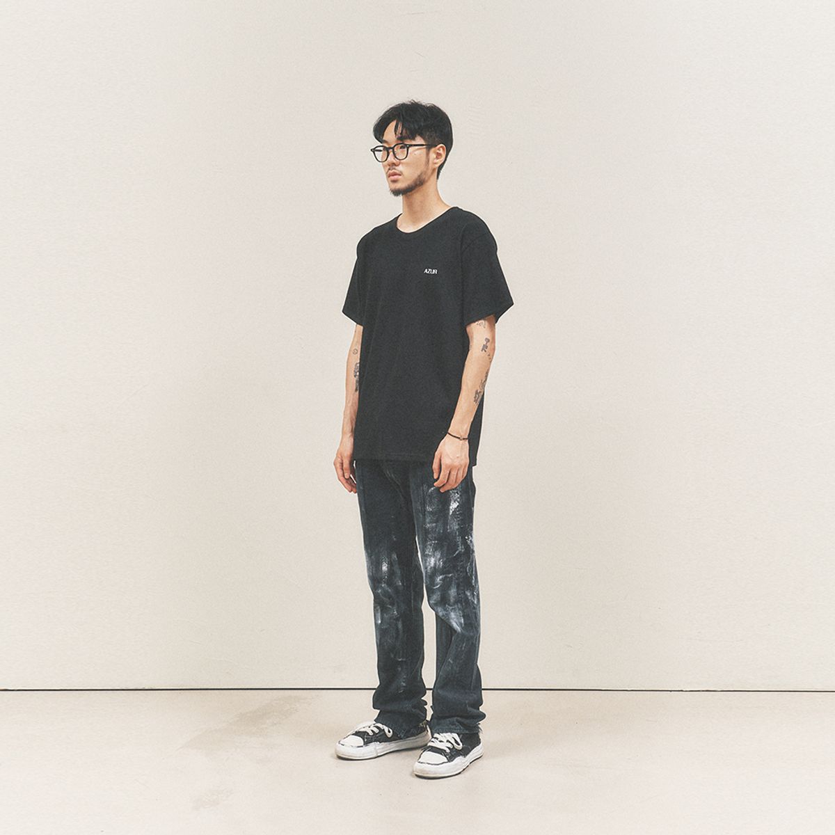 아주르(AZUR) #1 티셔츠 블랙