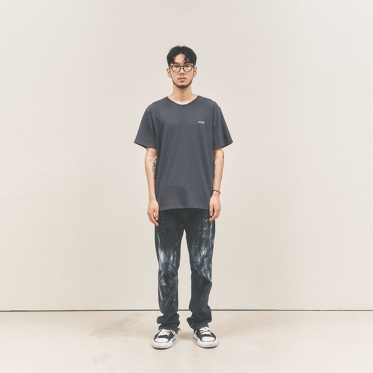 아주르(AZUR) #1 티셔츠 그레이