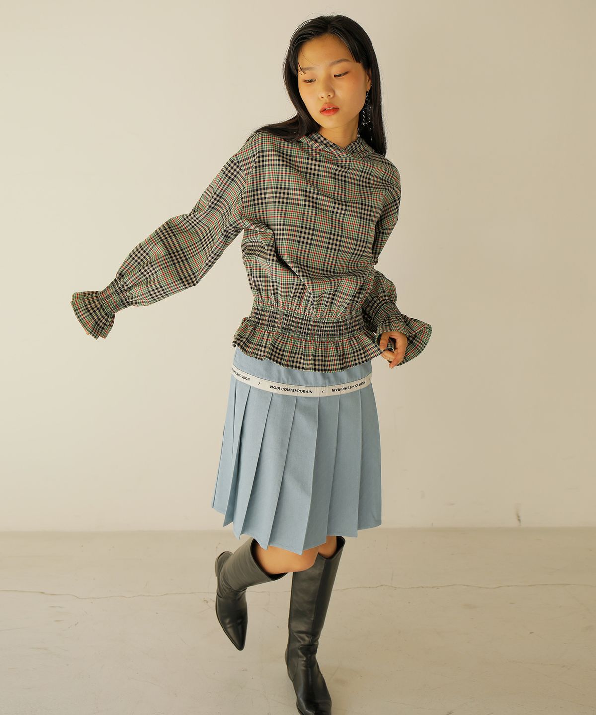 느와(NOIR) Diag Skirt R