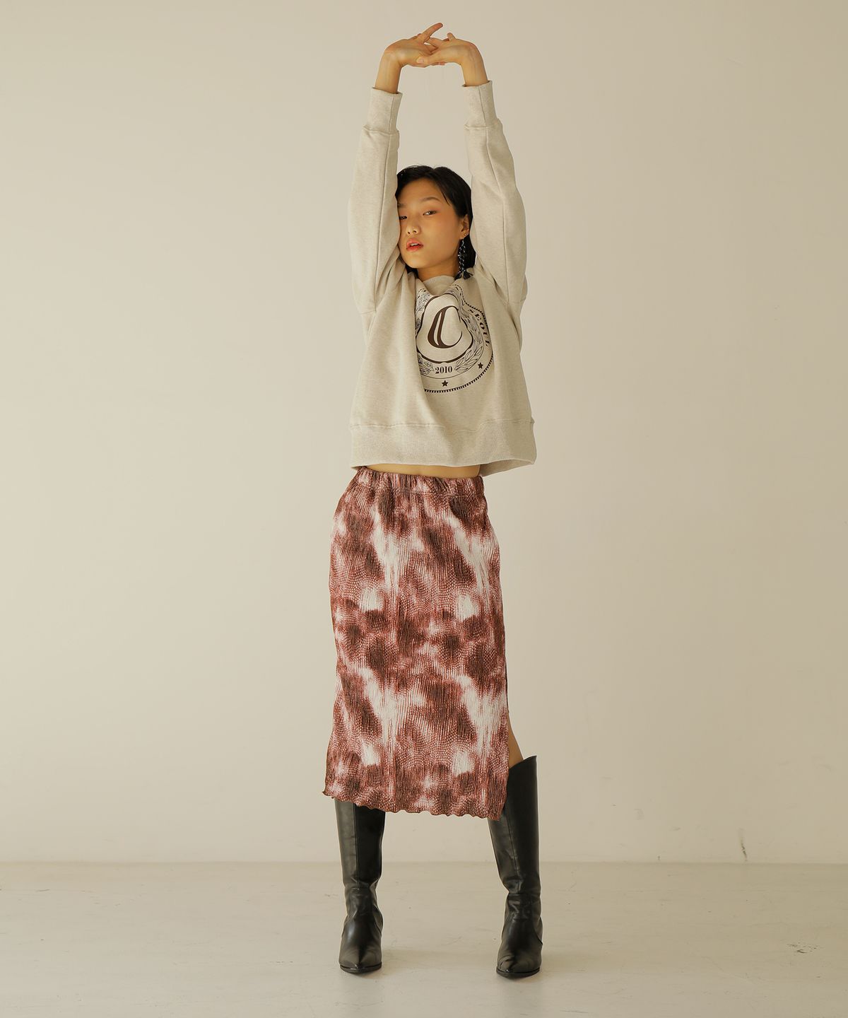느와(NOIR) Bella Skirt