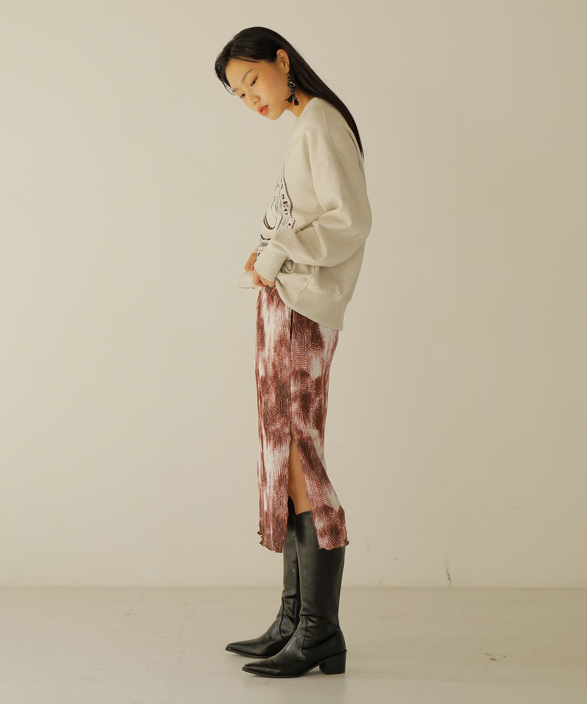 느와(NOIR) Bella Skirt