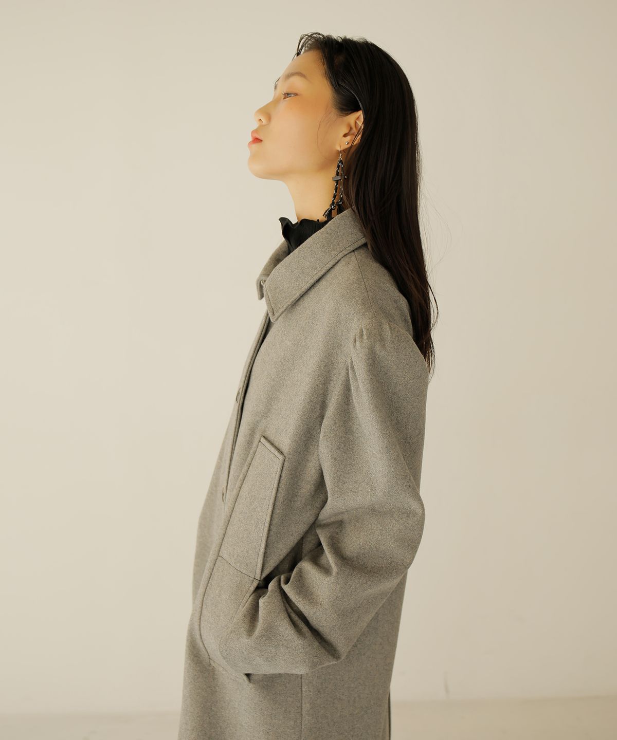 느와(NOIR) Double Pocket Coat