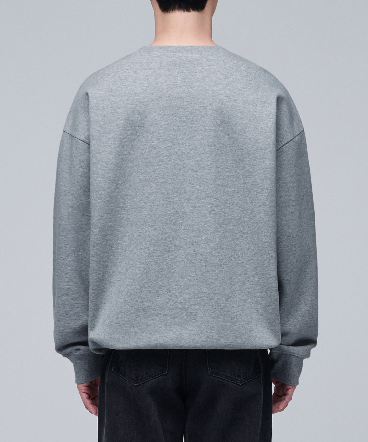 スウェット・トレーナー *MUSINSA STANDARD* Flat terry oversized sweatshirt gunl MUSINSA | MUSINSA STANDARD FLAT TERRY OVERSIZED STRING