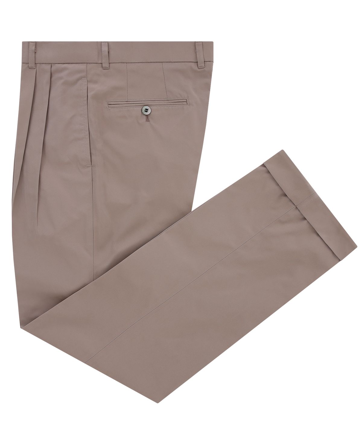 벨리프(BELLIEF) Essential cotton two tuck chino pants (khaki)