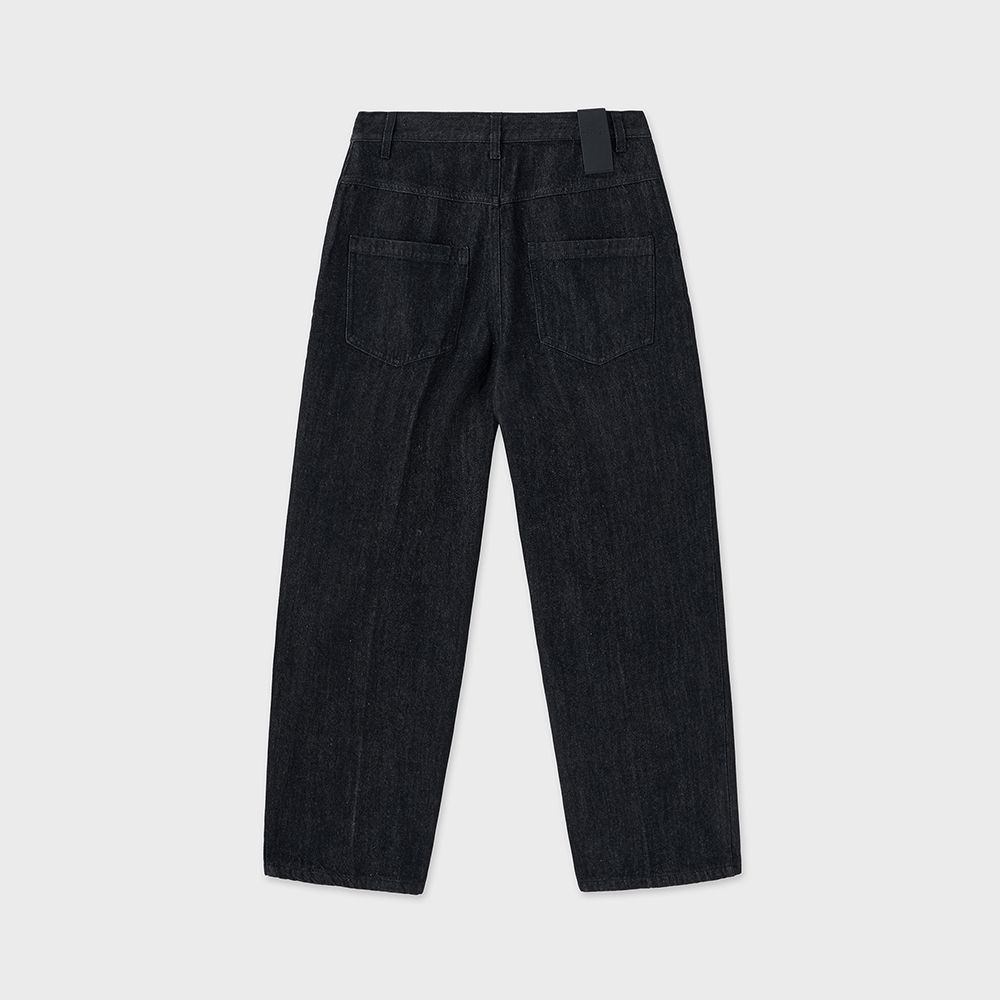 パンツ NIIER NOR DENIM PANTS BLACK NIIER NOR｜ニアノアのデニムパンツ（ブラック/黒色系）通販