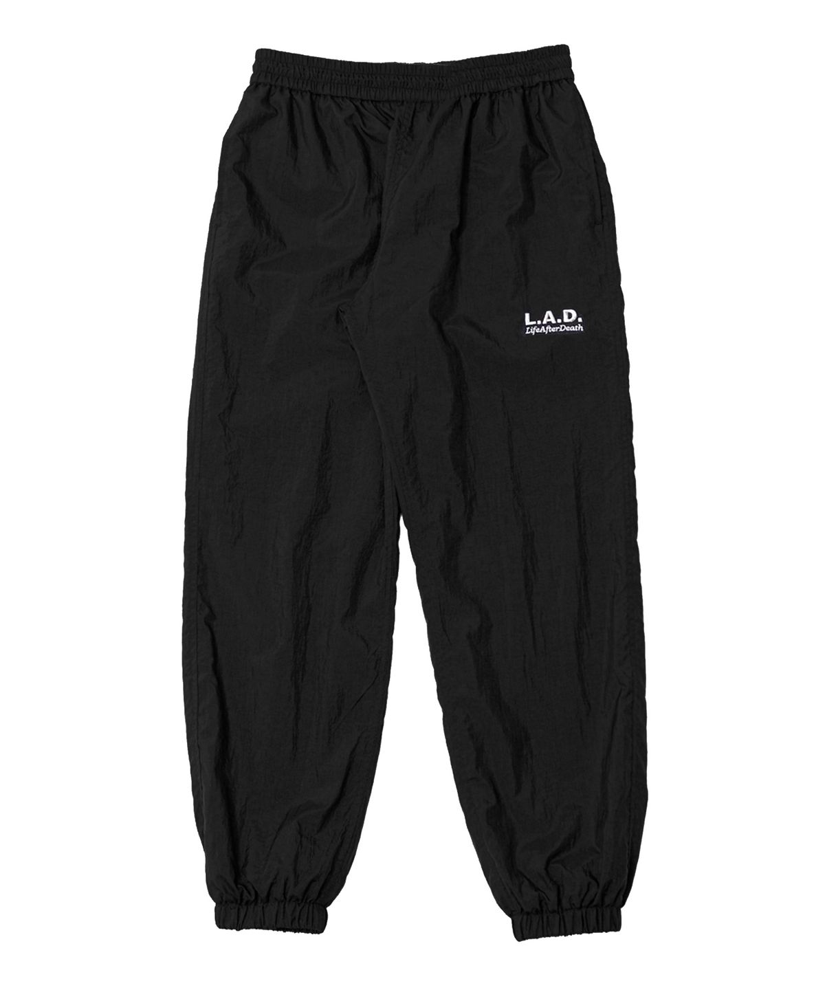 라드(LAD) LADP302 OG 자수로고 트랙팬츠 - 블랙