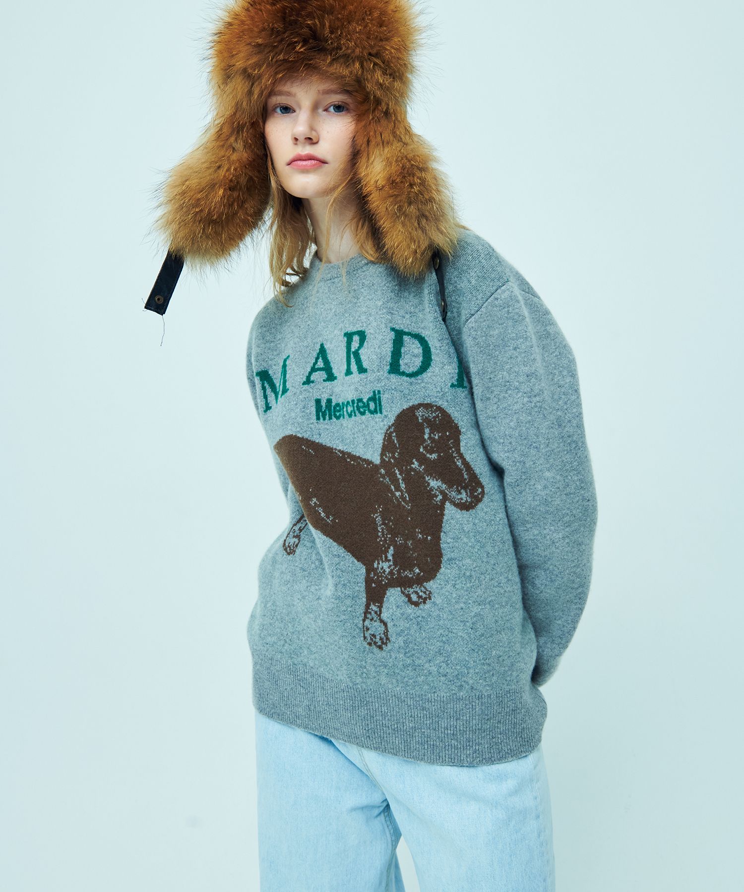 MUSINSA公式 | MARDI MERCREDI CASHMERE BLENDED PULLOVER