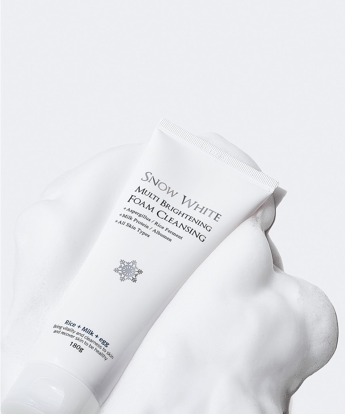 뷰티레시피(BEAUTY RECIPE) 스노우화이트 멀티브라이트닝 폼클렌징 180g