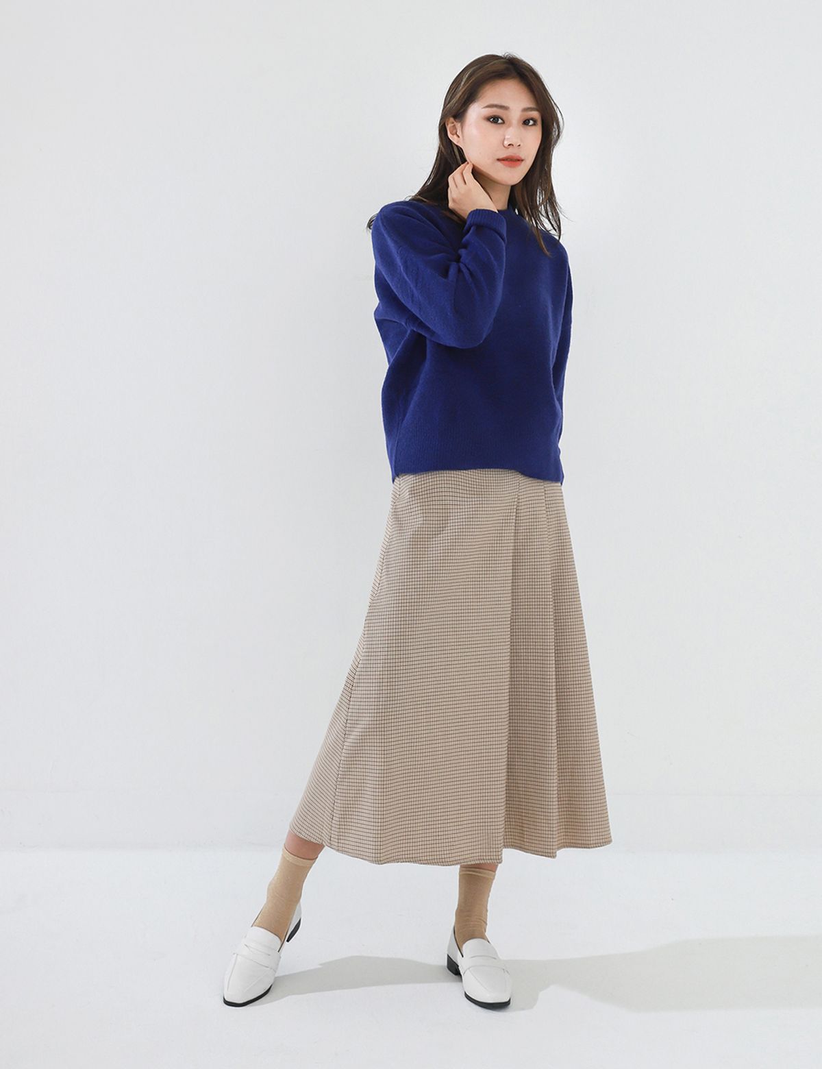 세컨데일리(SECONDAILY) SD42107-IVORY SHEIN 세인 페니로퍼