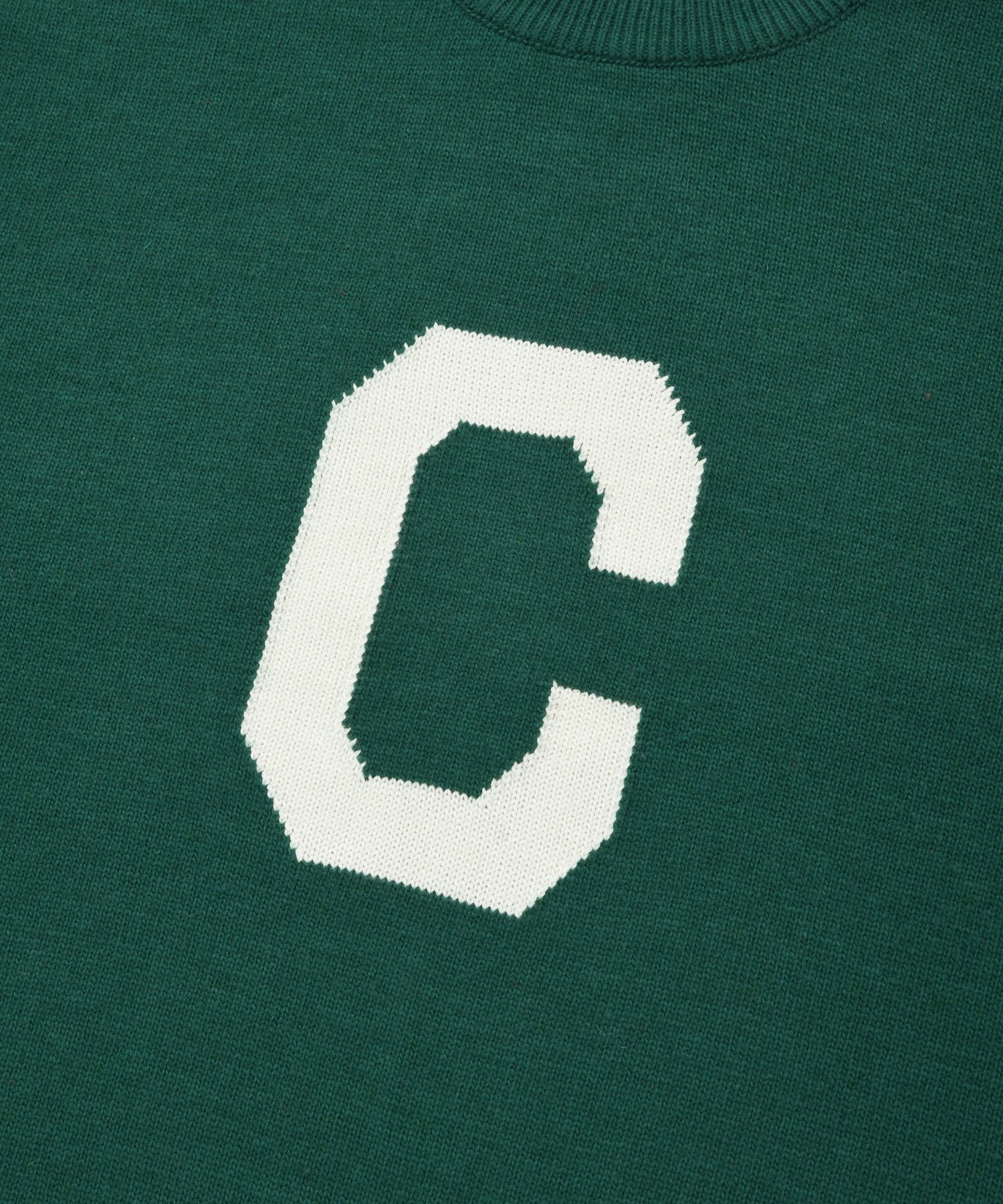 [COVERNAT]★LAMBSWOOL C LOGO CREWNECK KNIT MUSINSA | COVERNAT Middle C logo crewneck knit black