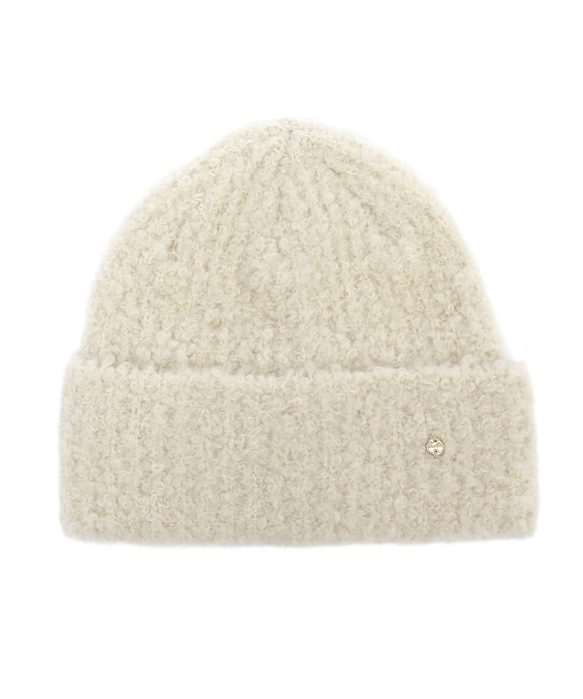 언더컨트롤 스튜디오(UNDERCONTROL STUDIO) 부클 겨울 비니 FLUFFY BEANIE / MOHAIR BOUCLE / CREAM