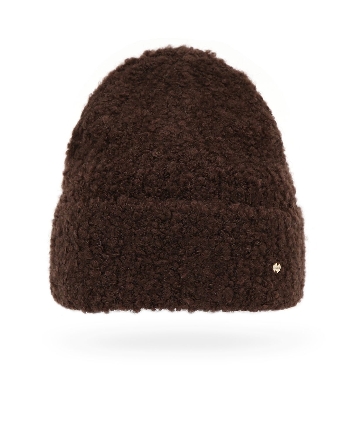 언더컨트롤 스튜디오(UNDERCONTROL STUDIO) 부클 겨울 비니 FLUFFY BEANIE / MOHAIR BOUCLE / BROWN