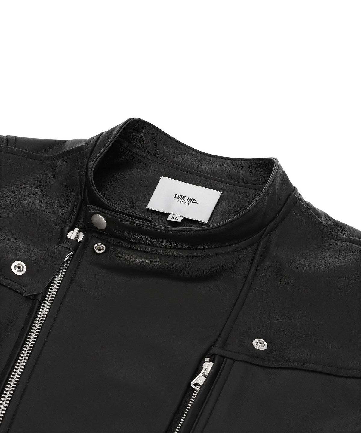 에스에스알엘(SSRL) Lambskin none collar riders jacket - 사이즈 & 후기 | 무신사