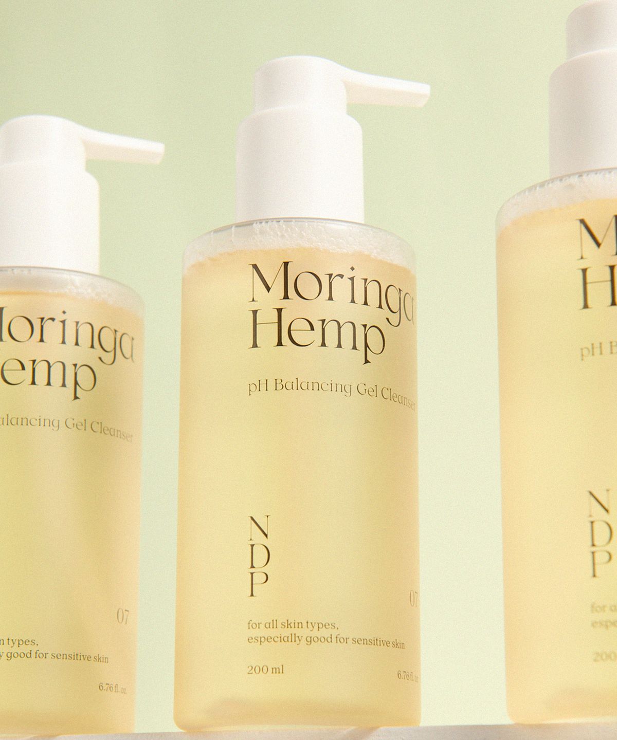 엔디피(NDP) 모링가 햄프 약산성 젤 클렌저  200ml 2개 세트