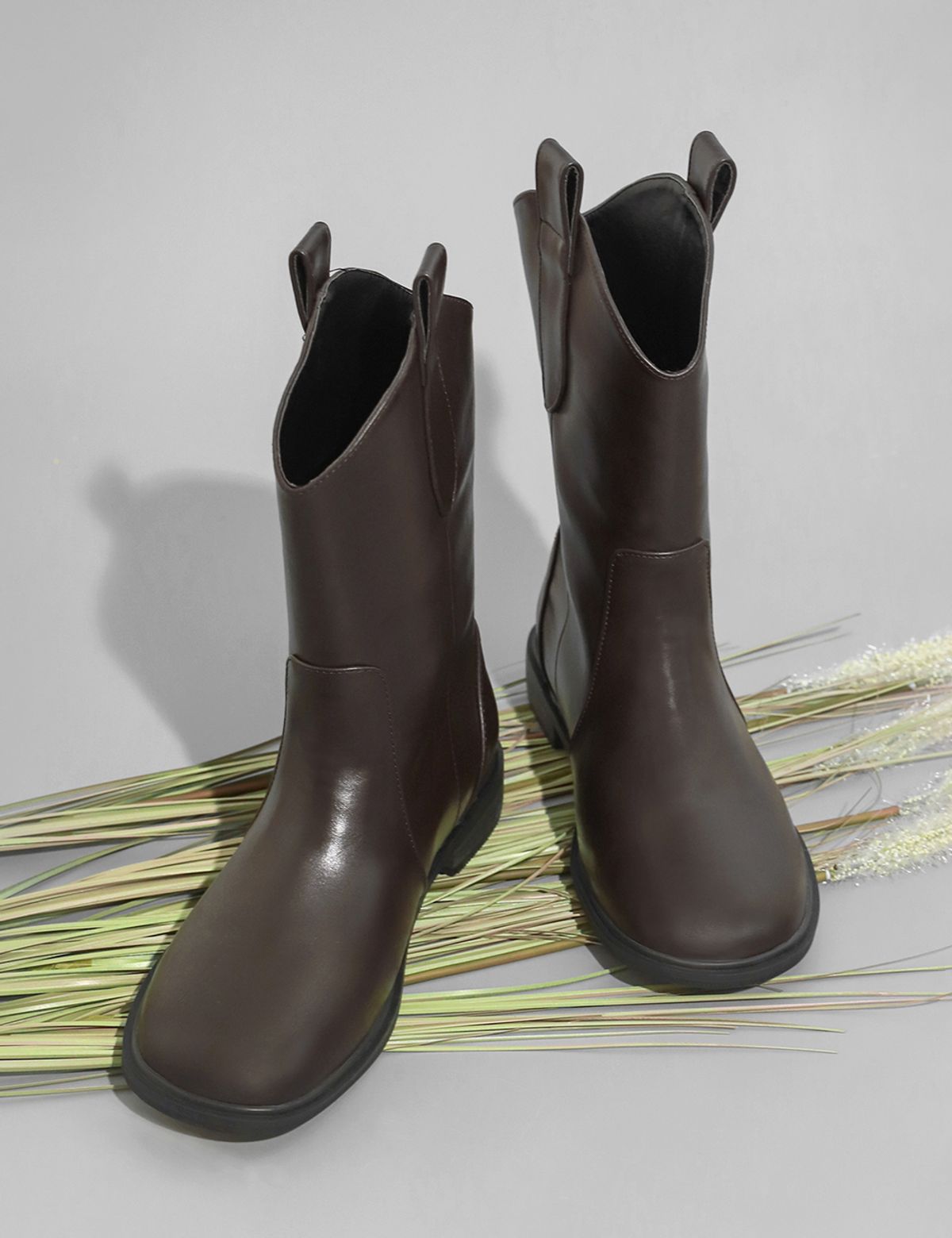 세컨데일리(SECONDAILY) SD92101-DARKBROWN BOREN 보렌 미들부츠