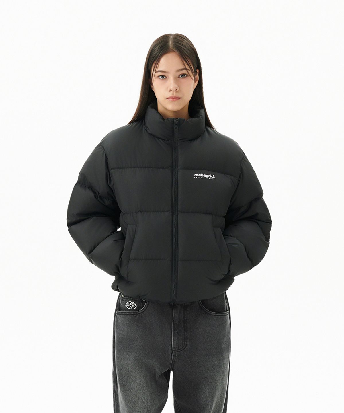 마하그리드(MAHAGRID) BASIC DUCKDOWN PARKA BLACK(MG2EWMB900A)