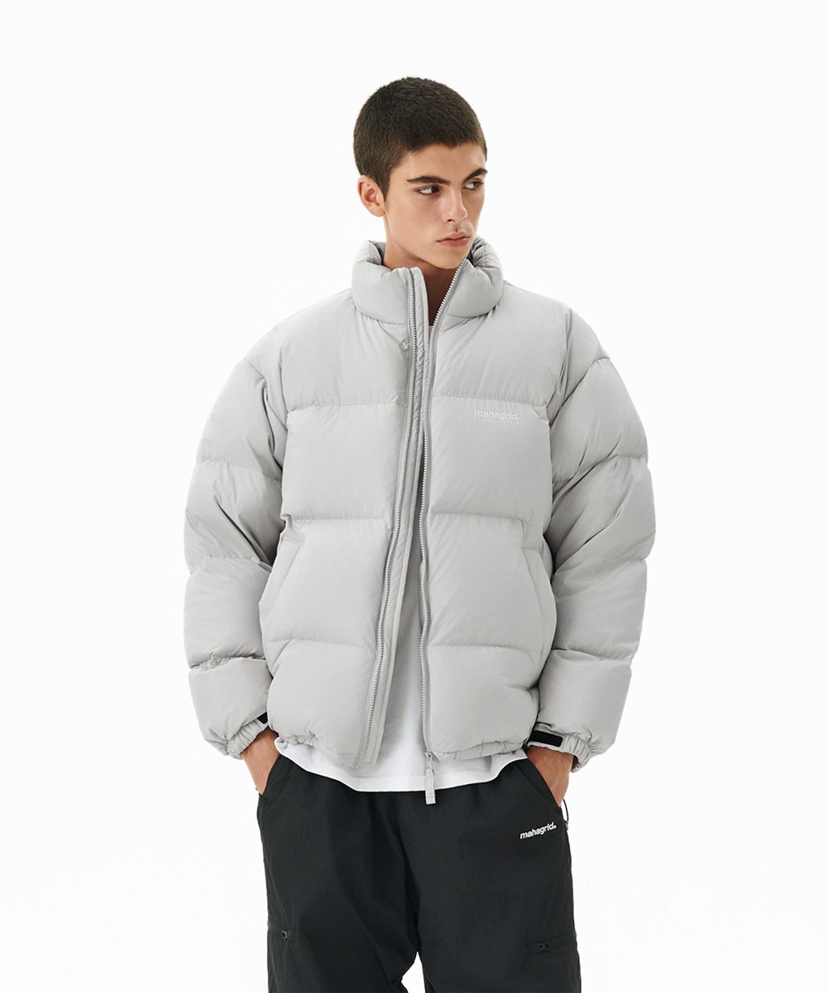 마하그리드(MAHAGRID) BASIC DUCKDOWN PARKA GREY(MG2EWMB900A)
