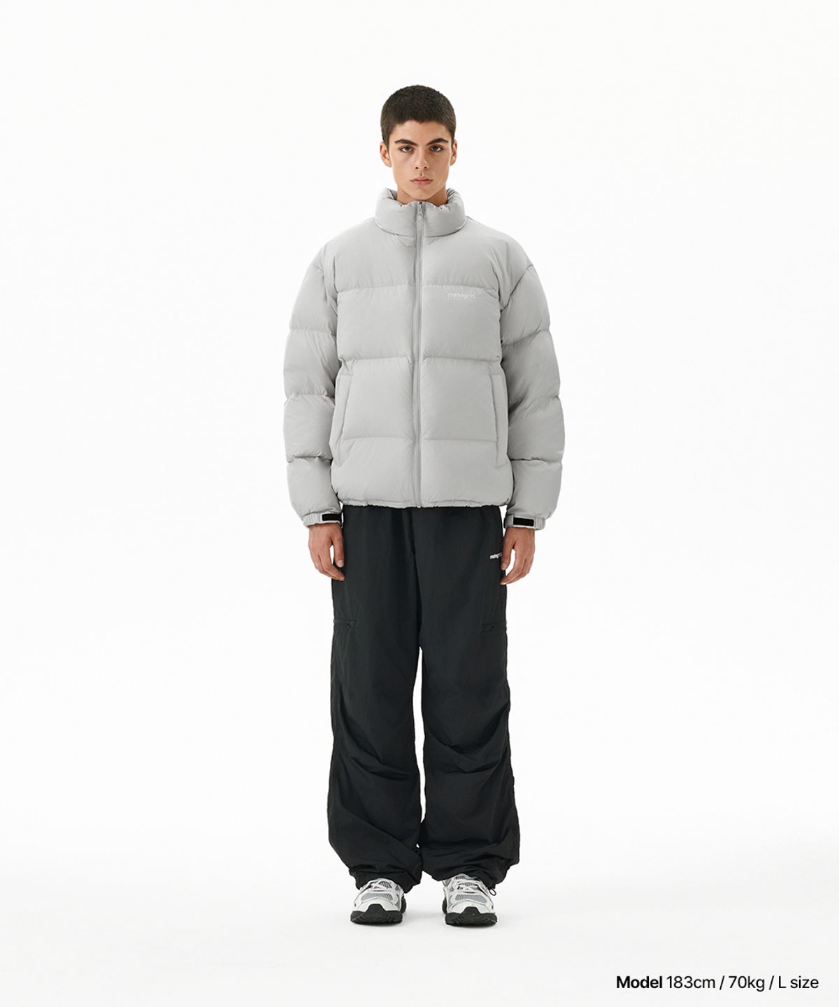 마하그리드(MAHAGRID) BASIC DUCKDOWN PARKA GREY(MG2EWMB900A)