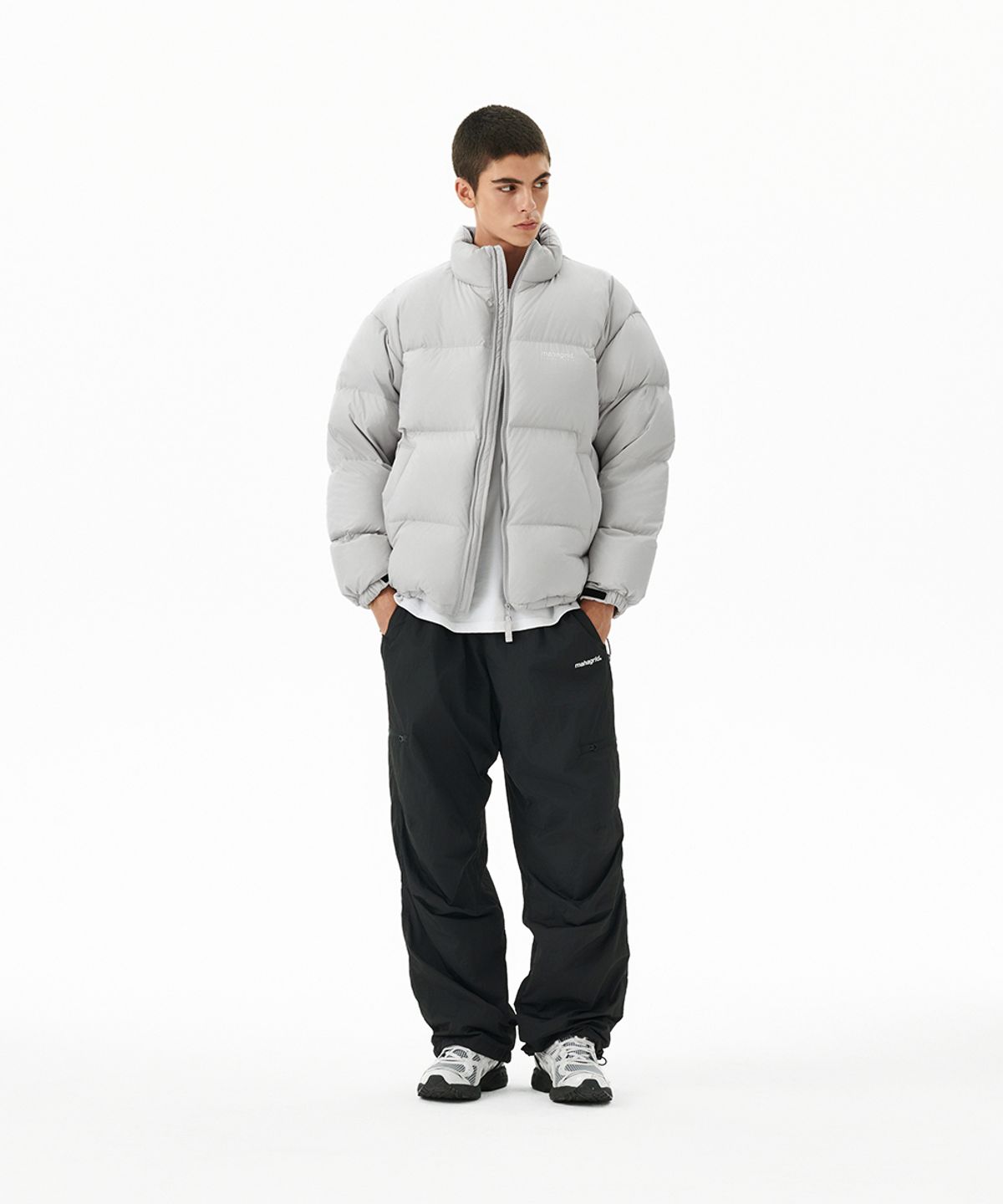 마하그리드(MAHAGRID) BASIC DUCKDOWN PARKA GREY(MG2EWMB900A)