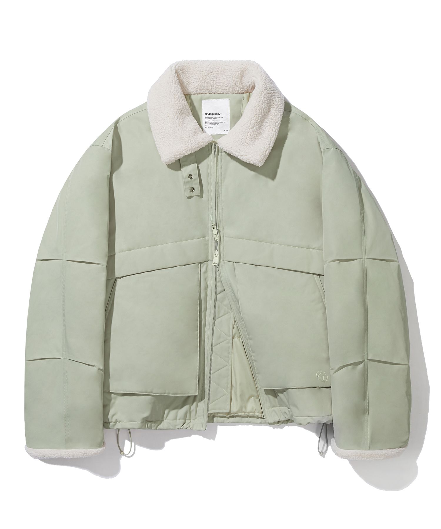 MUSINSA | Codegraphy Heavy boa fleece muton jacket_3color