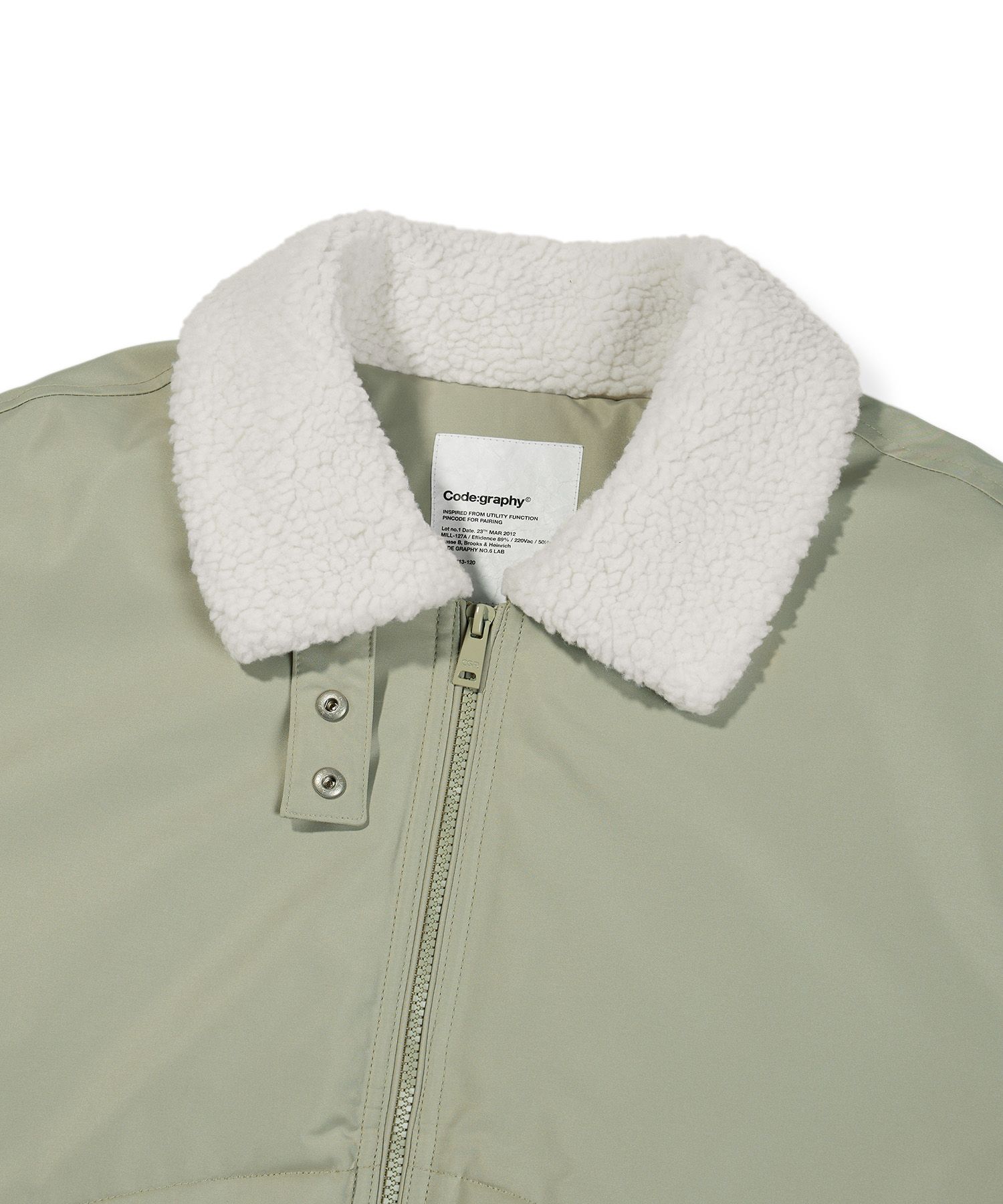 さらに100円引き◆CODEGRAPHY◆Heavy boa fleece mouton jacket MUSINSA | Codegraphy Heavy boa fleece muton jacket_khaki