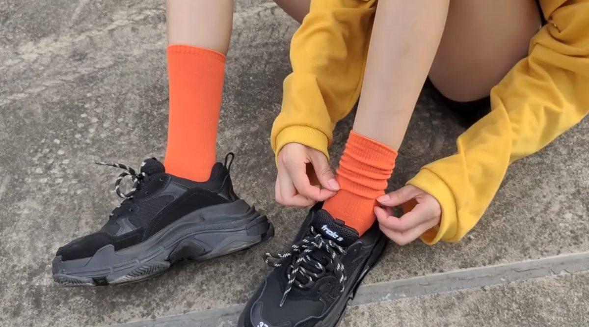 루베(LUWE) 여성용  무지 면양말  멀티컬러 13Set