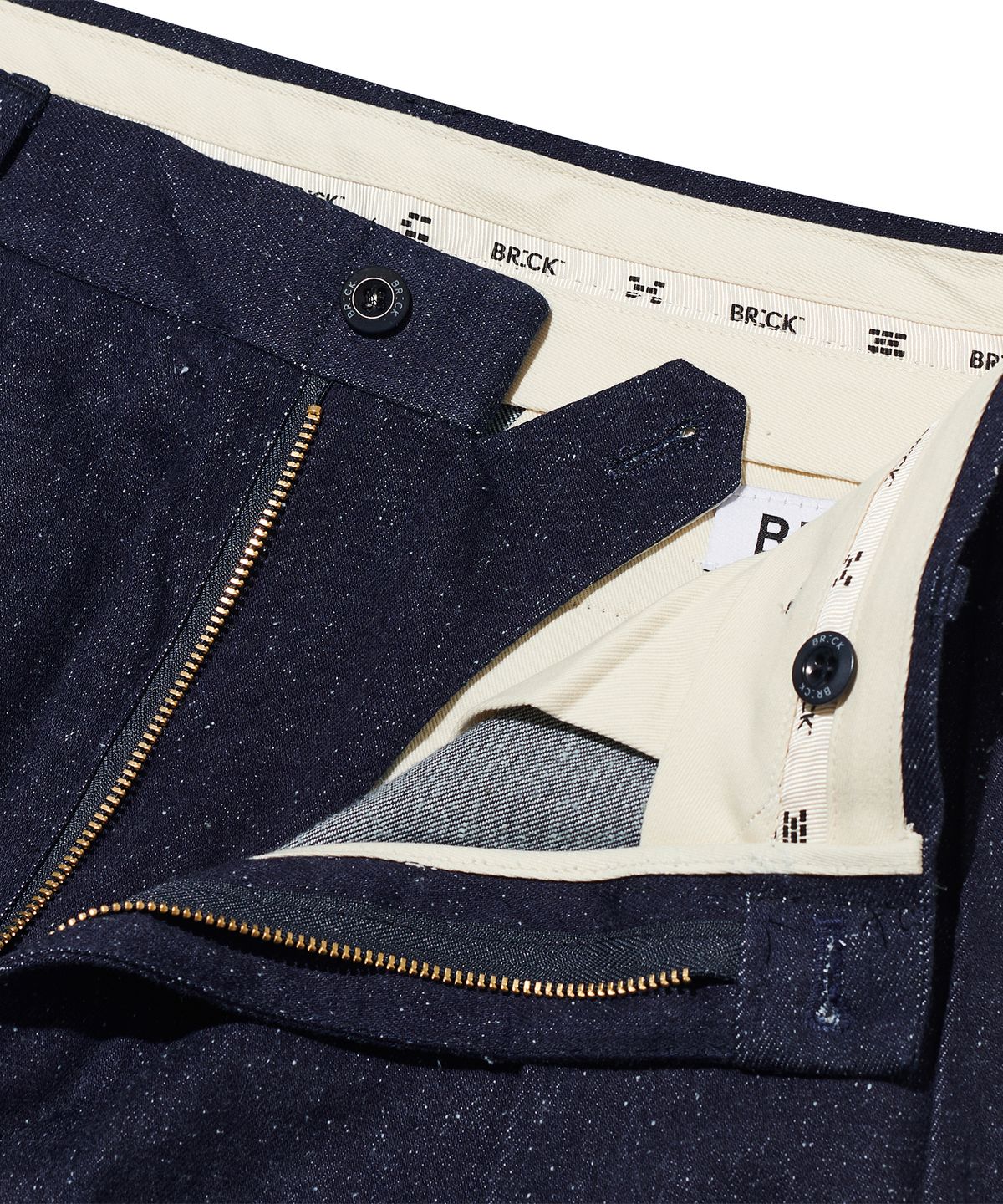 브릭(BRICK) WIDE NAP DENIM TROUSERS