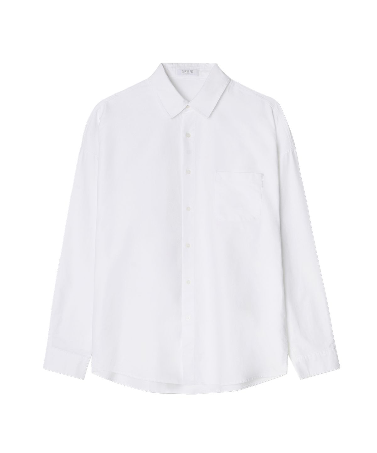 드로우핏(DRAW FIT) 오버핏 옥스퍼드 셔츠 [WHITE]