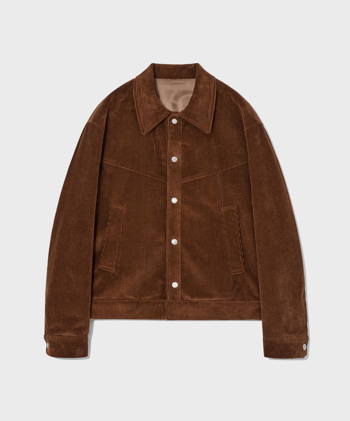 아워스코프(OURSCOPE) High Density Corduroy Jacket (Orange Brown)
