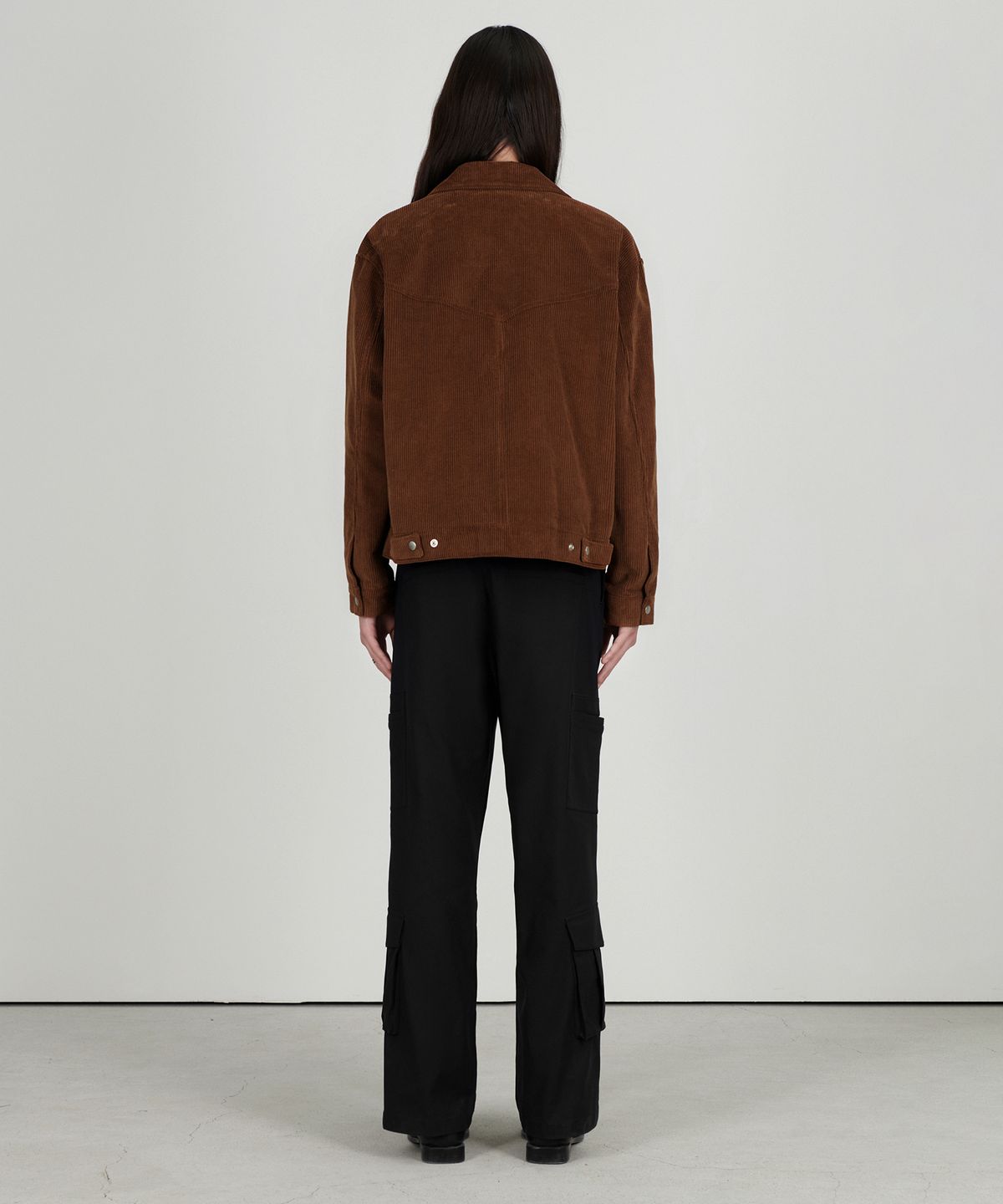 아워스코프(OURSCOPE) High Density Corduroy Jacket (Orange Brown)