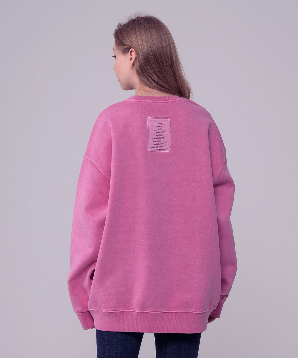 아이코노그라피(ICONOGRAPHY) PIGMENT HEAVY COTTON  LABEL ART WINE