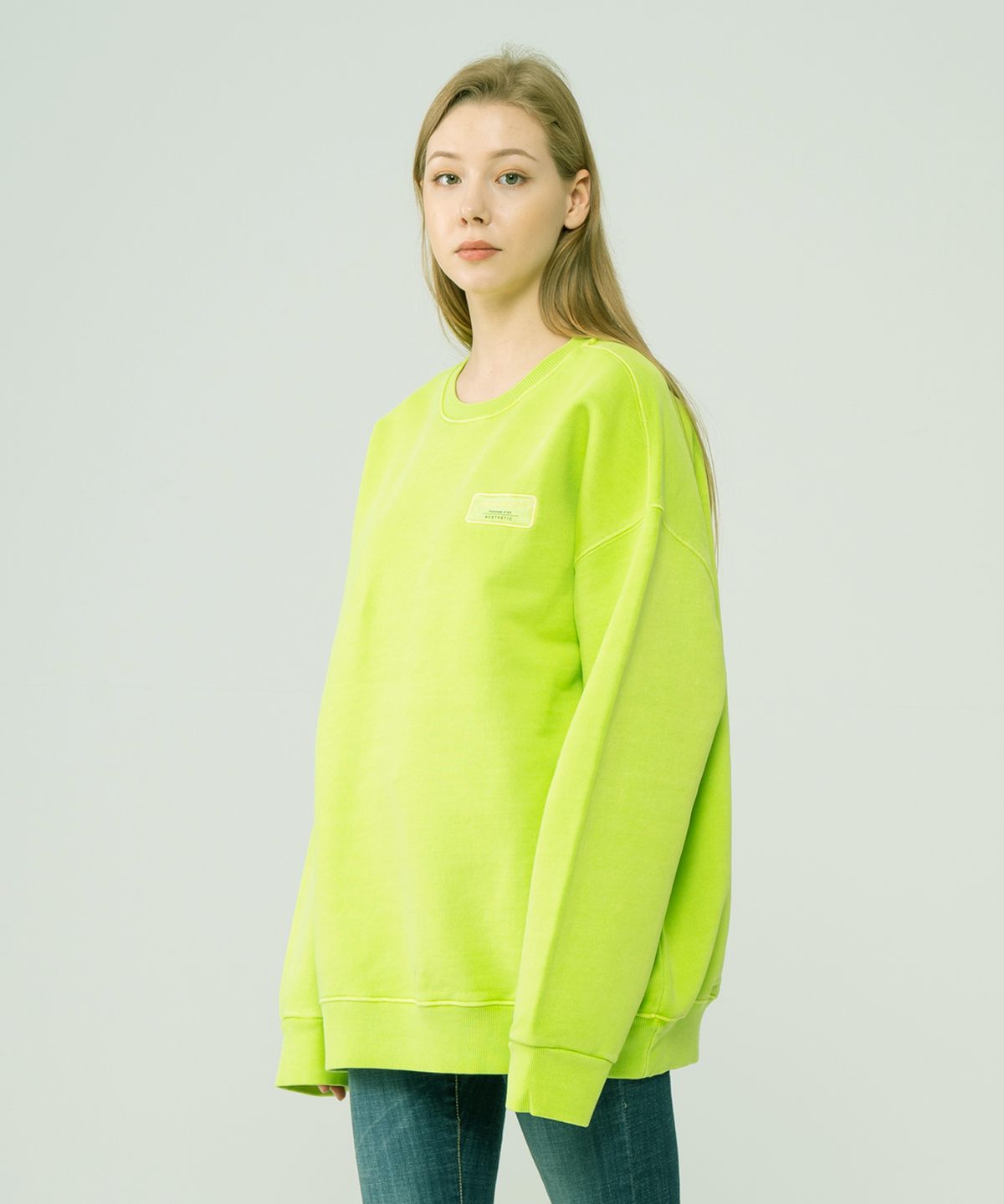 아이코노그라피(ICONOGRAPHY) PIGMENT HEAVY COTTON  LABEL ART GYE