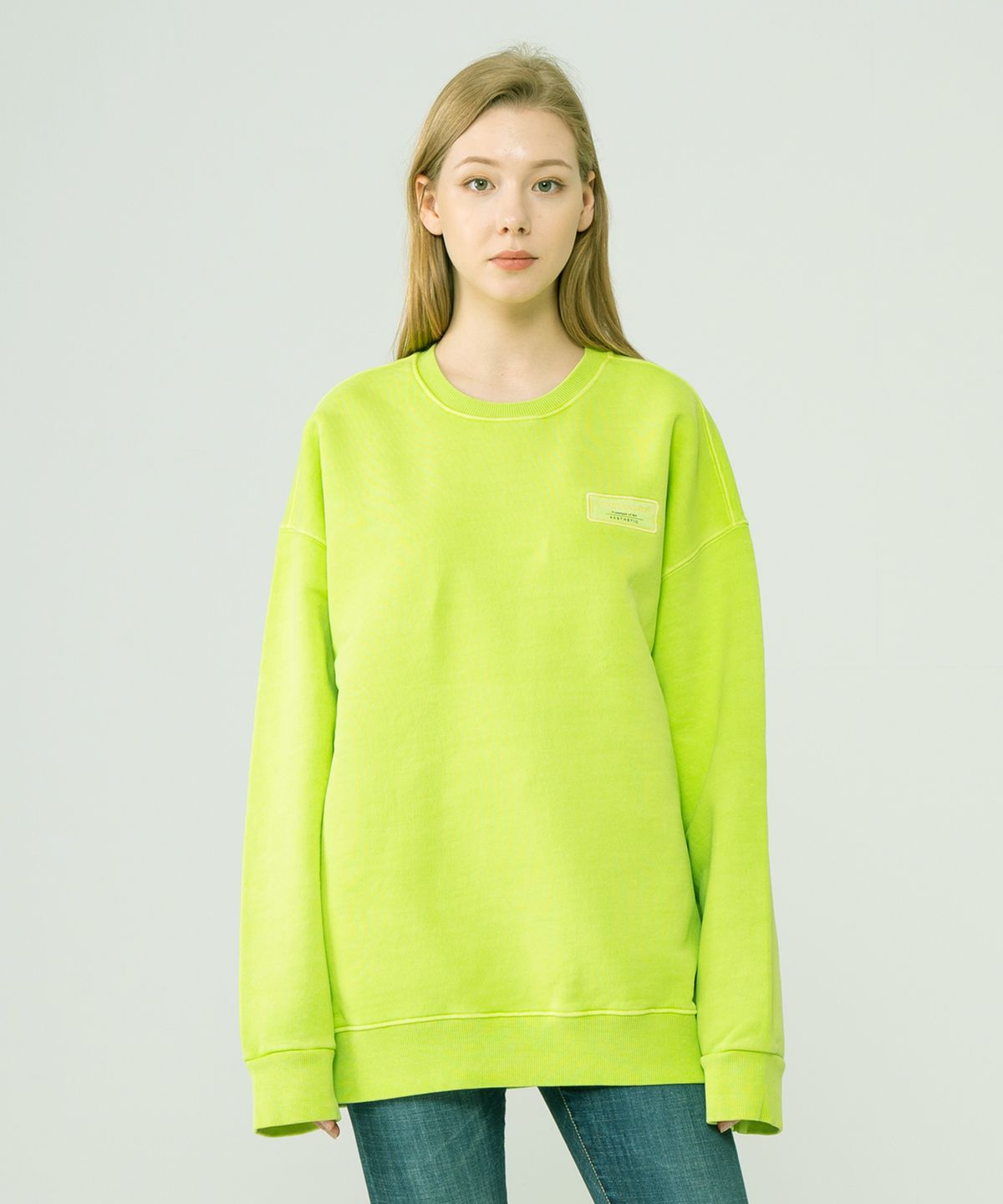 아이코노그라피(ICONOGRAPHY) PIGMENT HEAVY COTTON  LABEL ART GYE