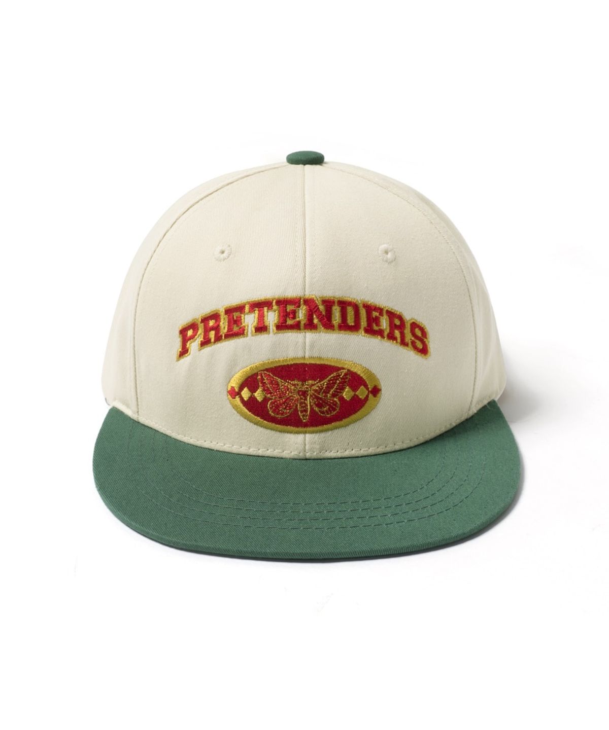 아임낫어휴먼비잉(I AM NOT A HUMAN BEING) PRETENDERS TEAM LOGO CAP - IVORY/GREEN