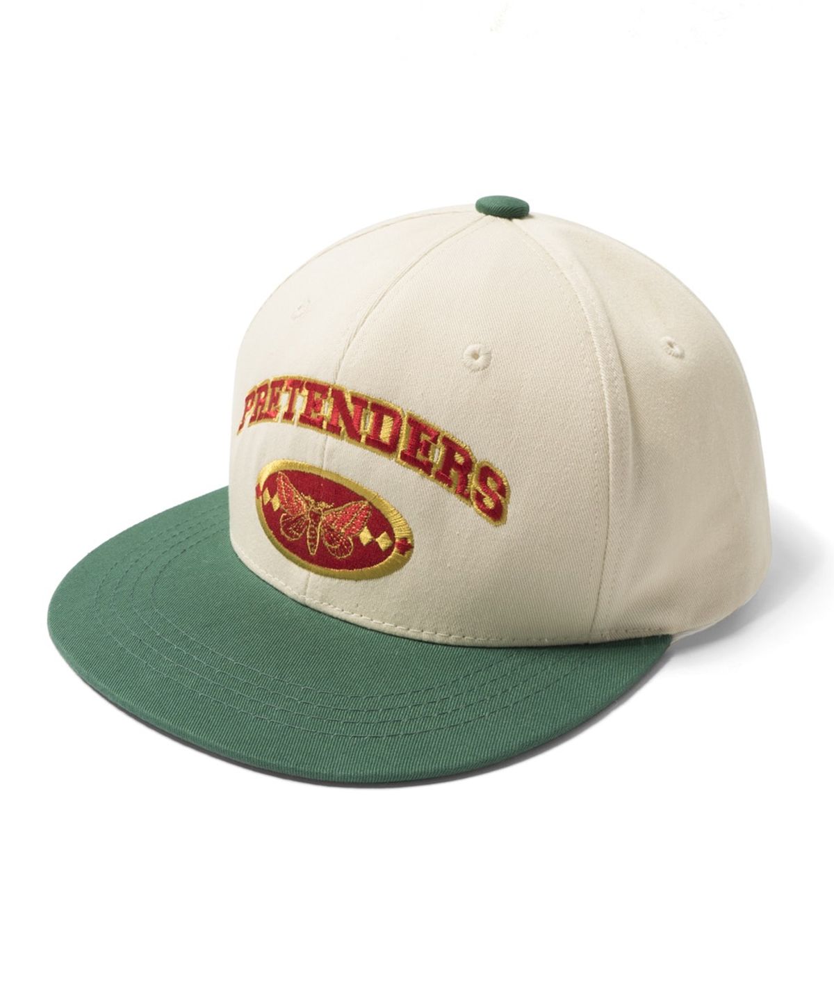 아임낫어휴먼비잉(I AM NOT A HUMAN BEING) PRETENDERS TEAM LOGO CAP - IVORY/GREEN