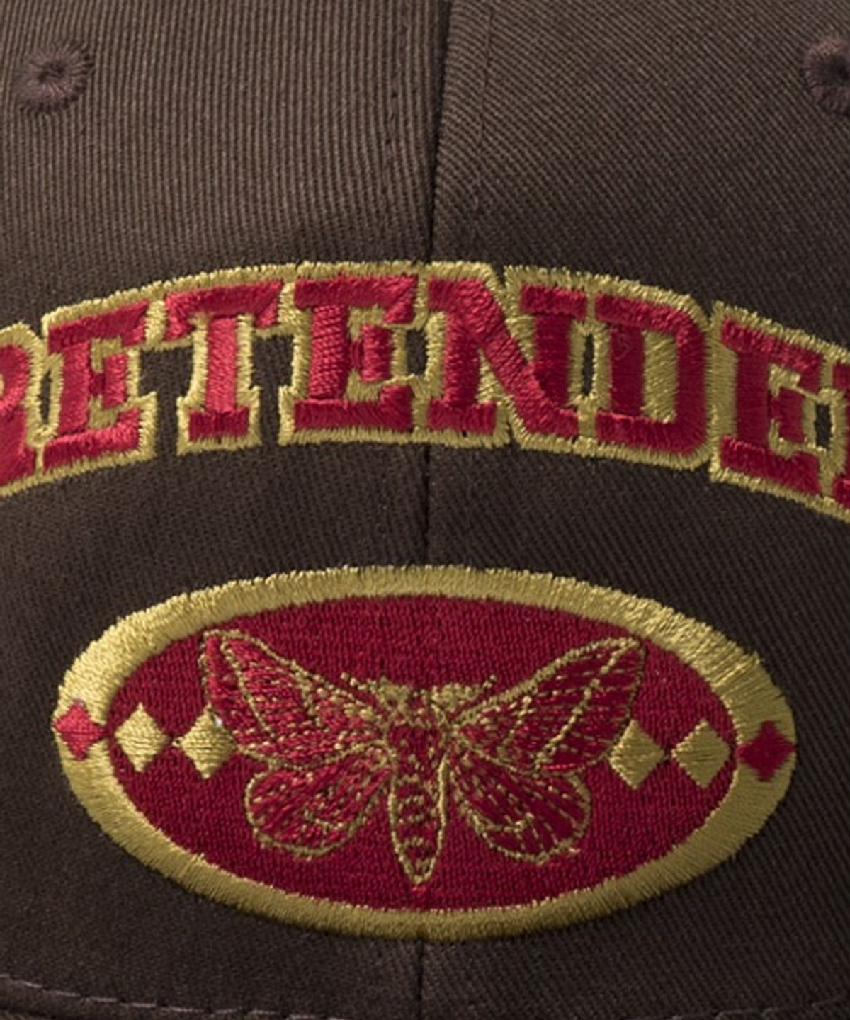 아임낫어휴먼비잉(I AM NOT A HUMAN BEING) PRETENDERS TEAM LOGO CAP - BROWN