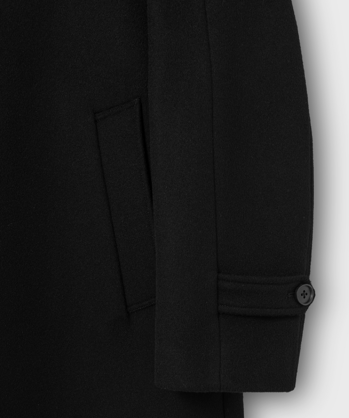 넌블랭크(NONBLANK) 발마칸 코트_BLACK