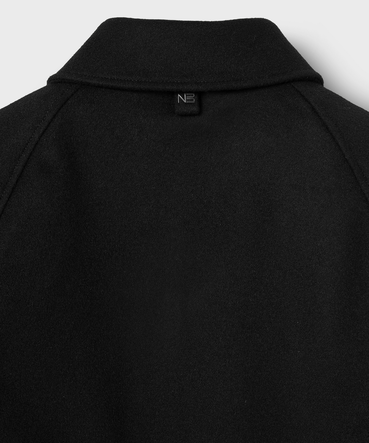 넌블랭크(NONBLANK) 발마칸 코트_BLACK