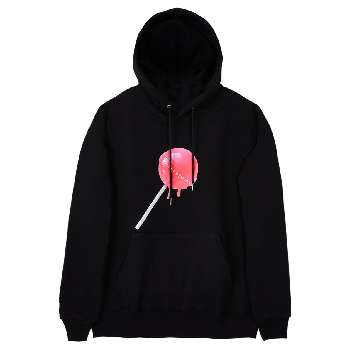 디스펑트(DYSFUNCT) TOO SWEET BUT CUTE HOODIE (BLACK/PINK)