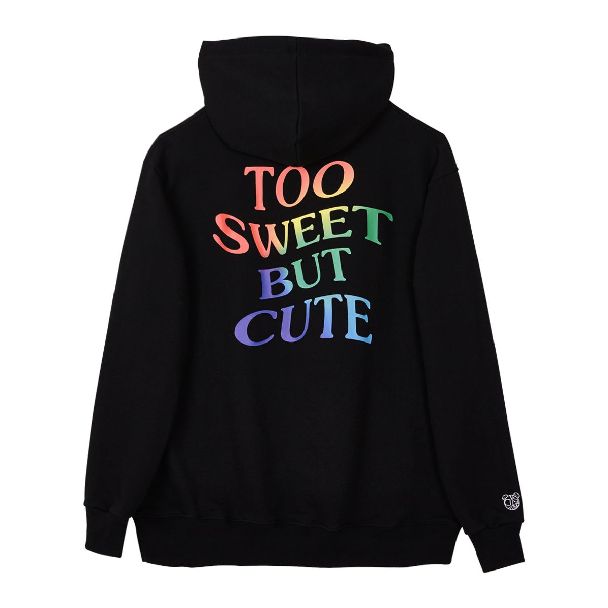 디스펑트(DYSFUNCT) TOO SWEET BUT CUTE HOODIE (BLACK/RAINBOW)