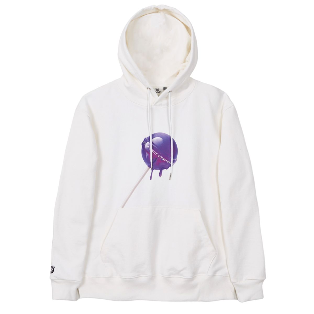 디스펑트(DYSFUNCT) TOO SWEET BUT CUTE HOODIE (WHITE/PURPLE)