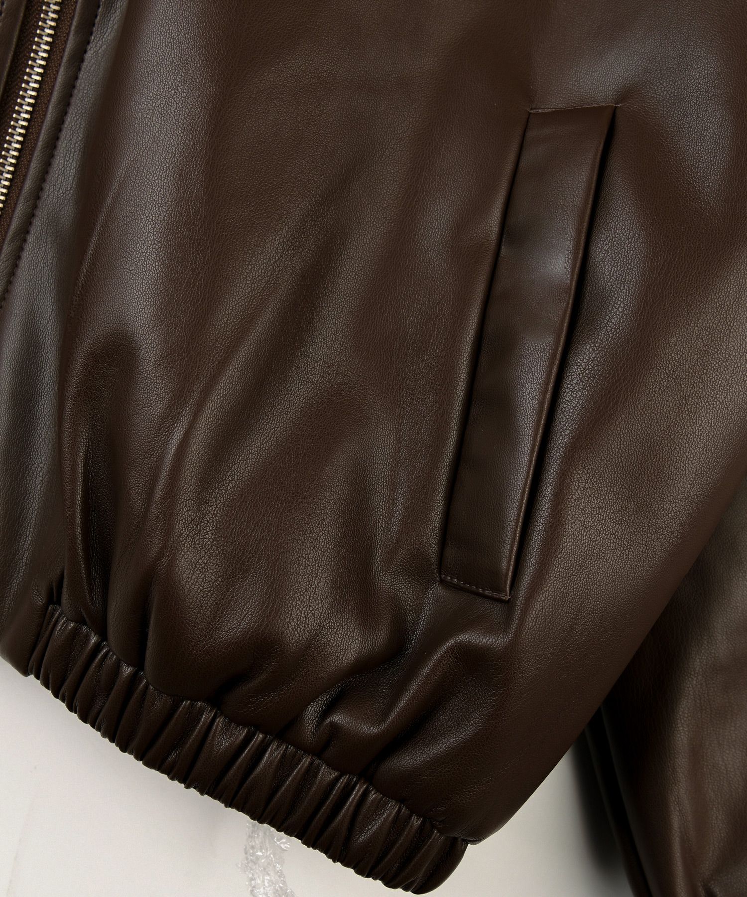 ジャケット・アウター PLACE STUDIO Leather Jacket [Brown] MUSINSA | PLACE STUDIO Vegan Leather Overfit Blouson [Brown]