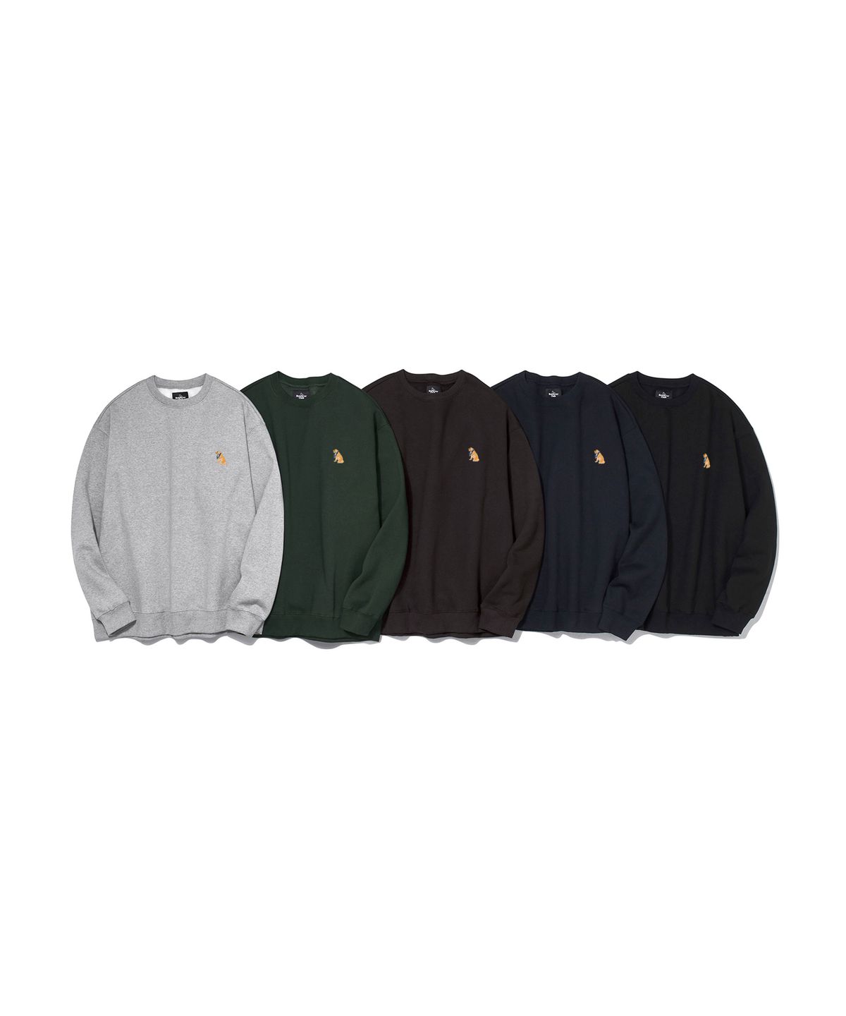 리트리버클럽(RETRIEVER CLUB) SMALL RETRIEVER CREWNECK [BROWN]