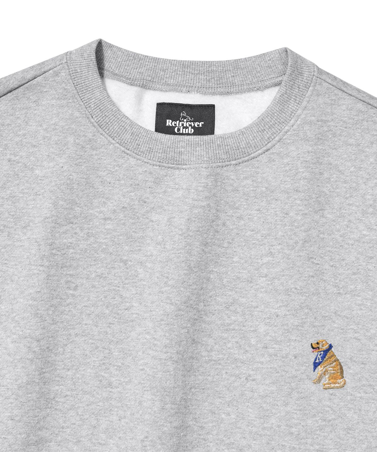 리트리버클럽(RETRIEVER CLUB) SMALL RETRIEVER CREWNECK [GRAY]