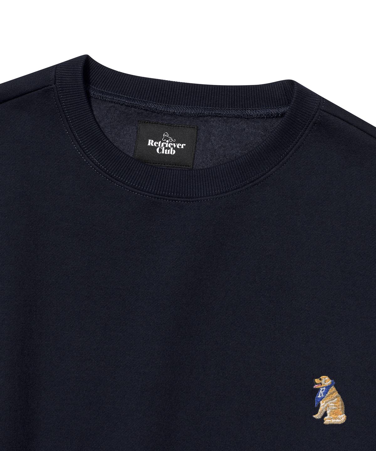 리트리버클럽(RETRIEVER CLUB) SMALL RETRIEVER CREWNECK [NAVY]